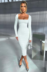Wren Maxi Dress - White